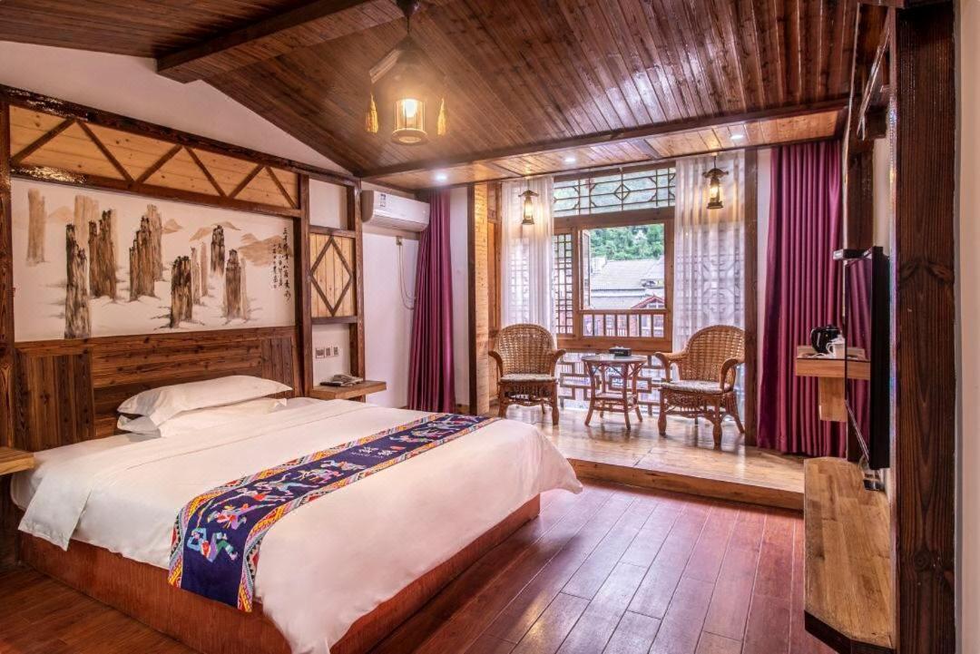 ז'אנגג'יאג'י Mountain View Guesthouse מראה חיצוני תמונה