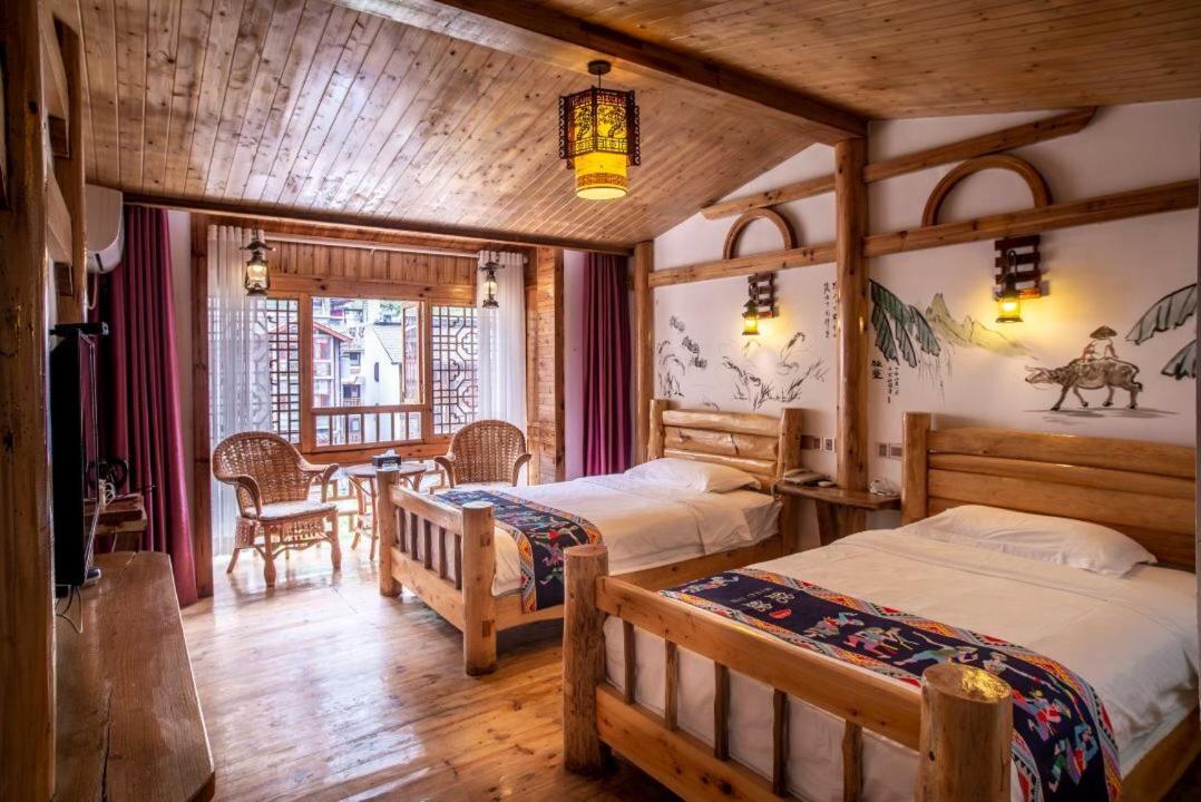 ז'אנגג'יאג'י Mountain View Guesthouse מראה חיצוני תמונה