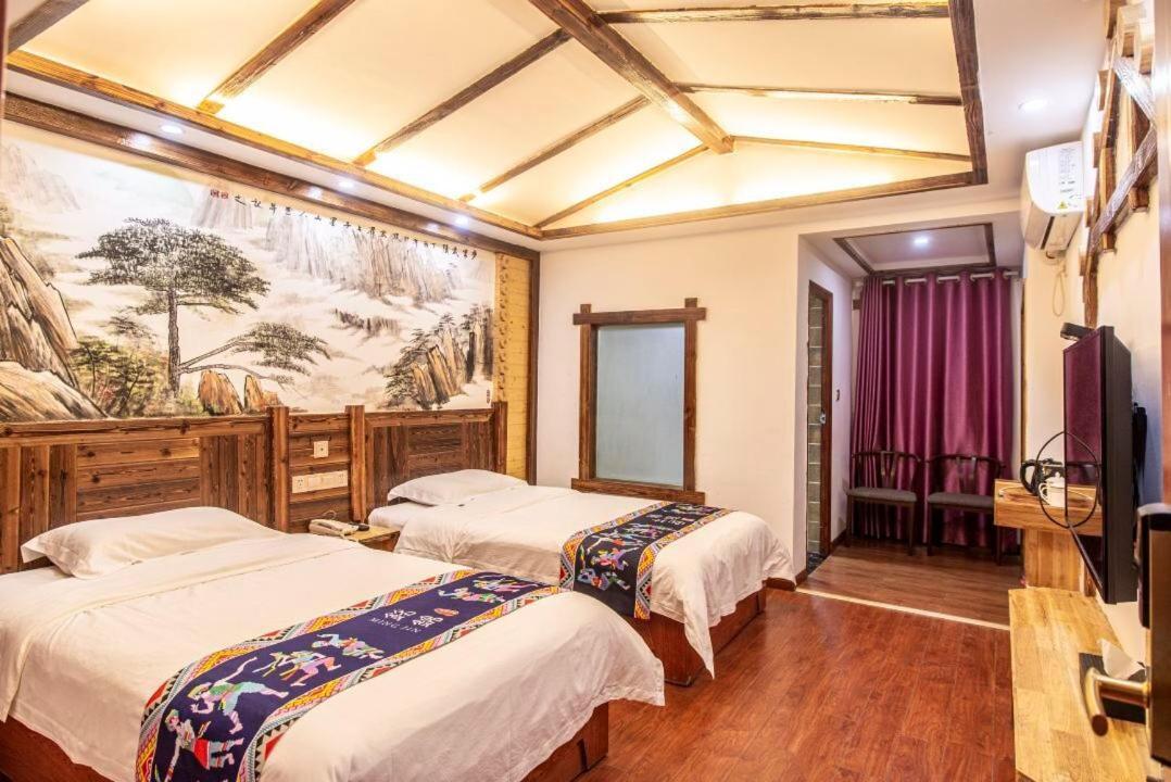 ז'אנגג'יאג'י Mountain View Guesthouse מראה חיצוני תמונה